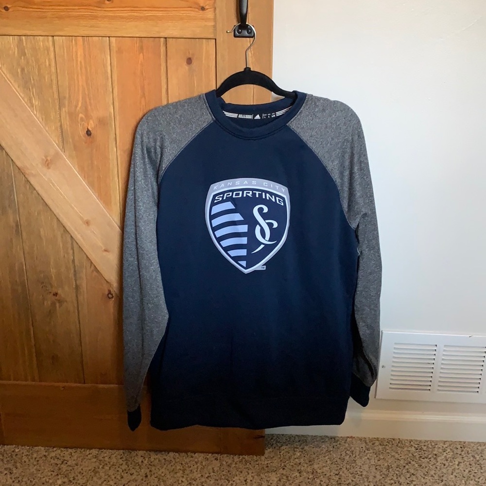 Sporting KC Adidas Crewneck